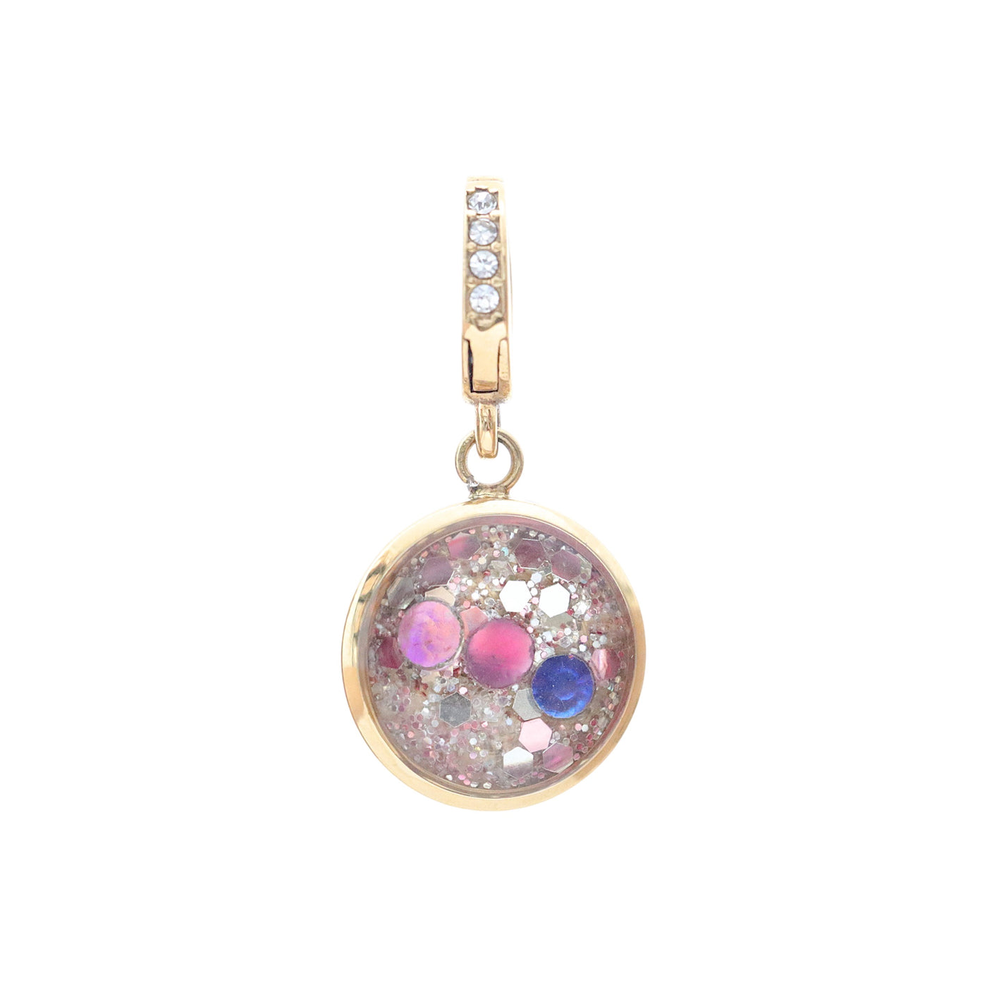 Charm Cristal doré Phenix (vendu sans bracelet)