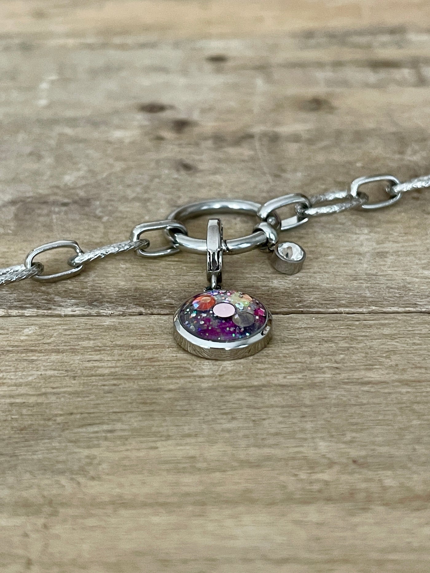 Bracelet argenté Charm (vendu seul)