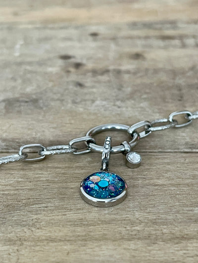 Charm Cristal argenté Jalousie (vendu sans bracelet)