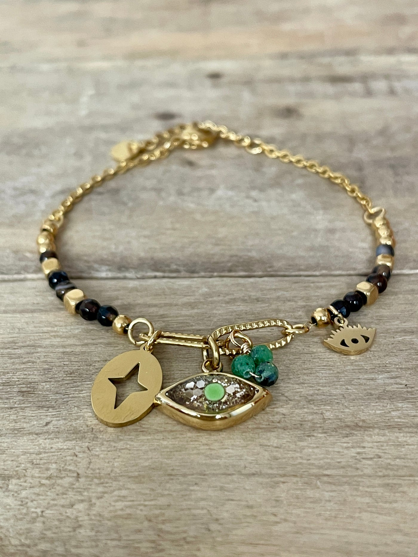 Bracelet doré CUZCO Kilos émotionnels