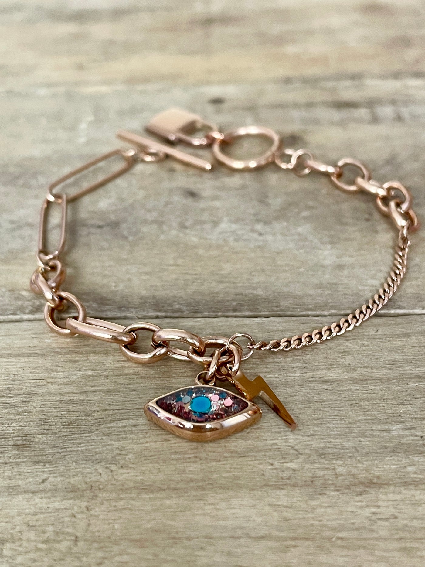 Bracelet or rose UNLOCK Kilos émotionnels