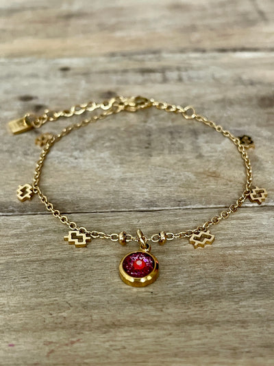 Bracelet doré ASTRO Crise émotionnelle