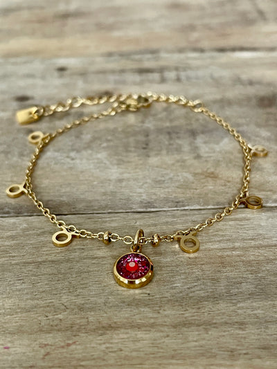 Bracelet doré ASTRO Crise émotionnelle