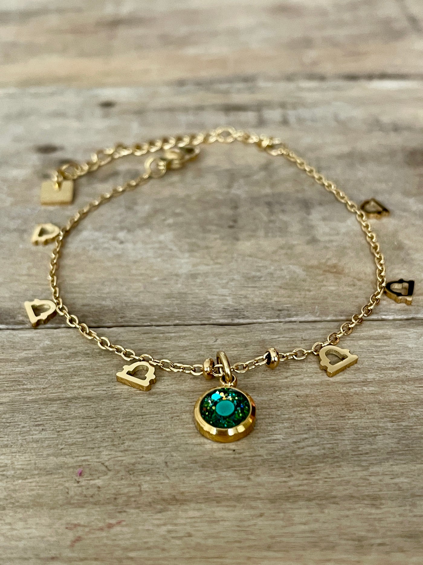 Bracelet doré ASTRO Nuit noire de l'âme
