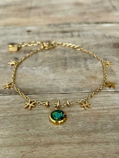 Bracelet doré ASTRO Nuit noire de l'âme