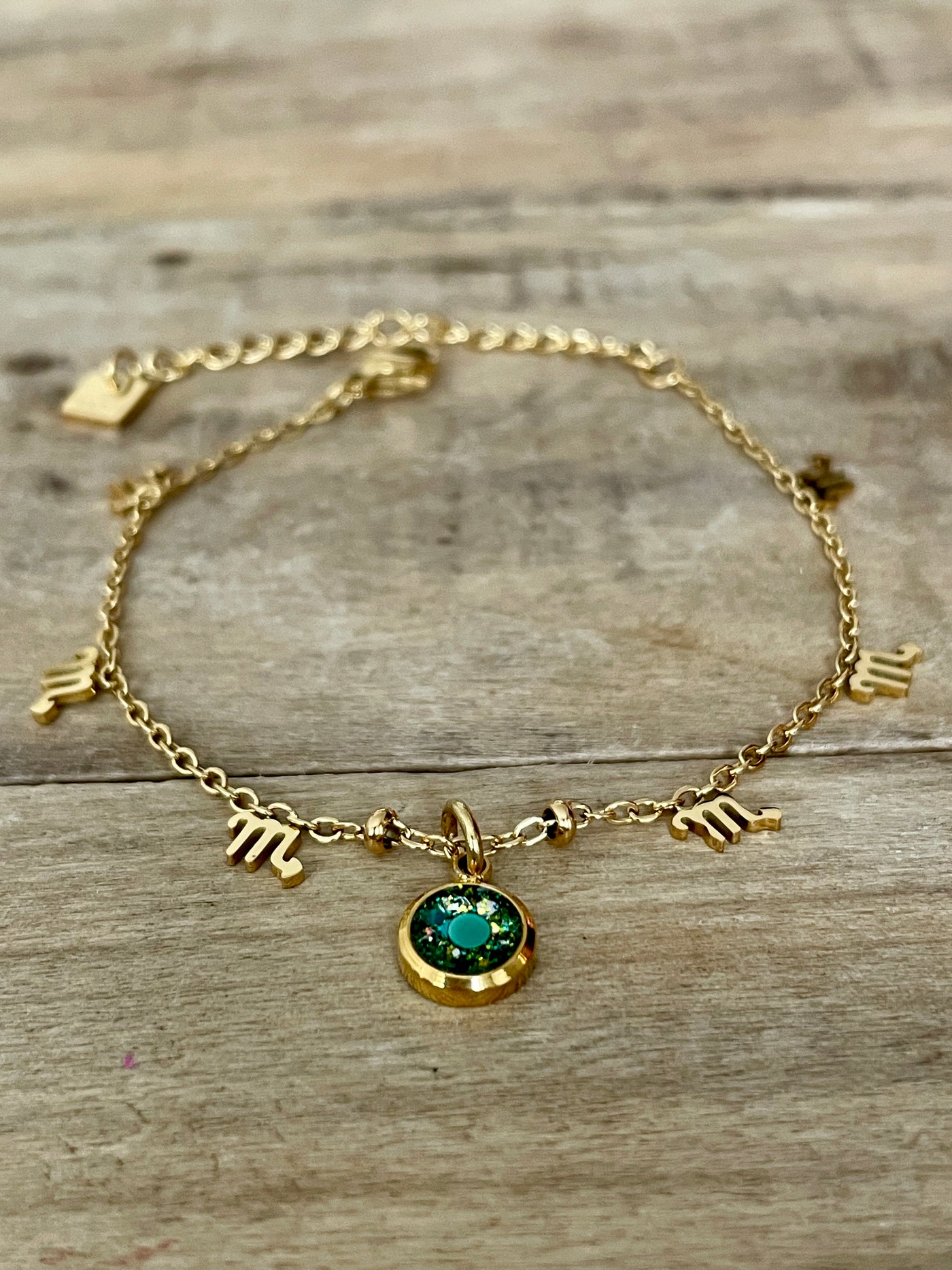 Bracelet doré ASTRO Nuit noire de l'âme