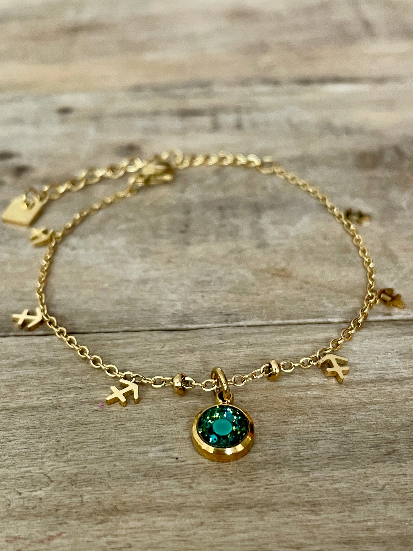 Bracelet doré ASTRO Nuit noire de l'âme