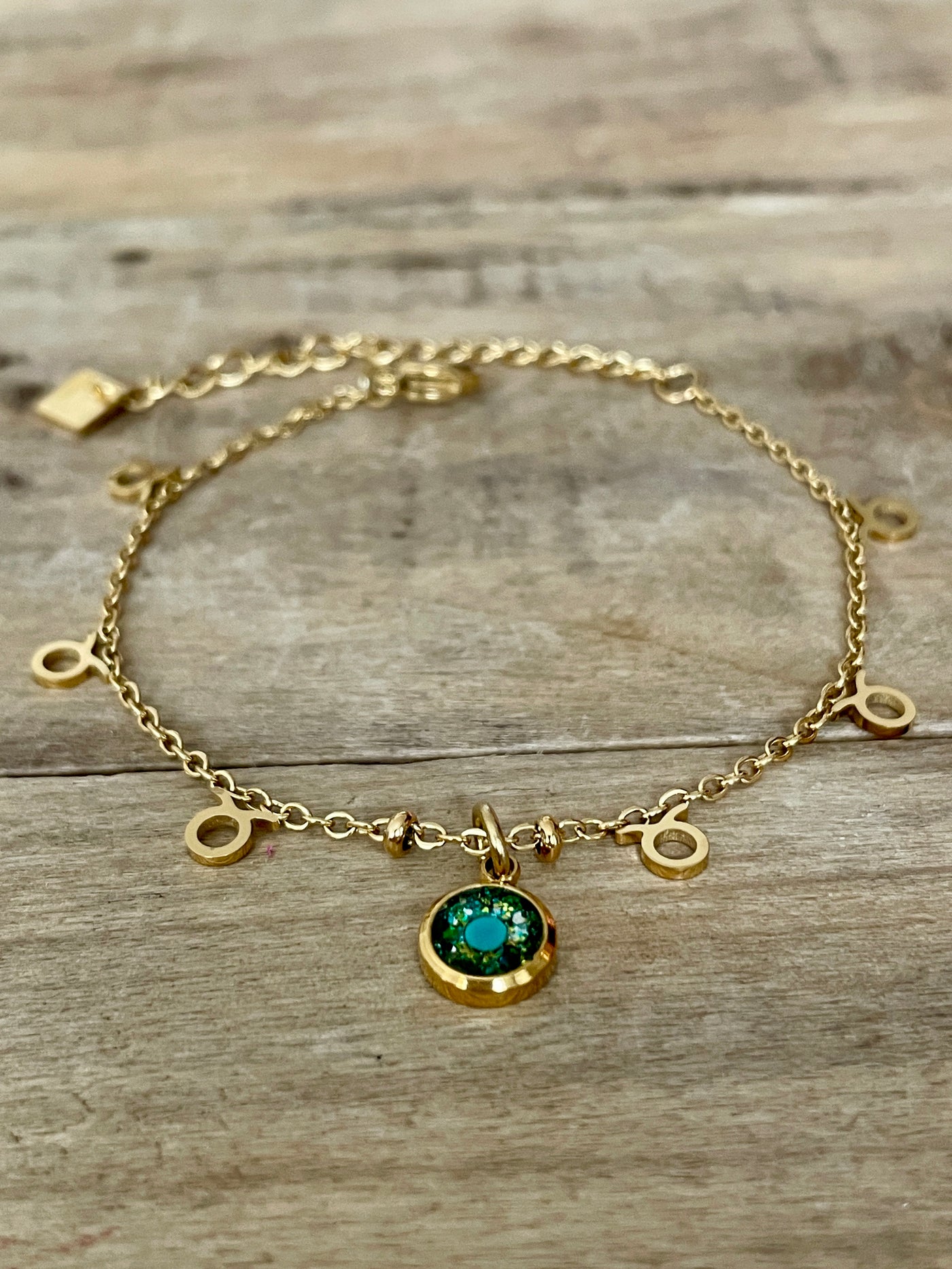 Bracelet doré ASTRO Nuit noire de l'âme