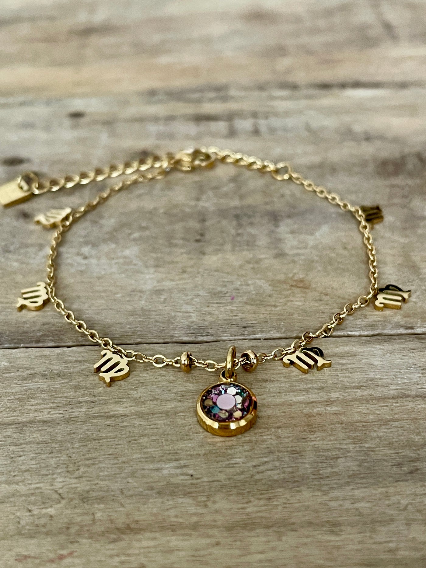 Bracelet doré ASTRO Spirale négative