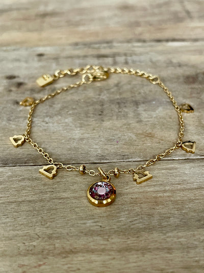 Bracelet doré ASTRO Spirale négative