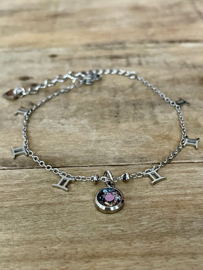Bracelet argenté ASTRO Nuit noire de l'âme