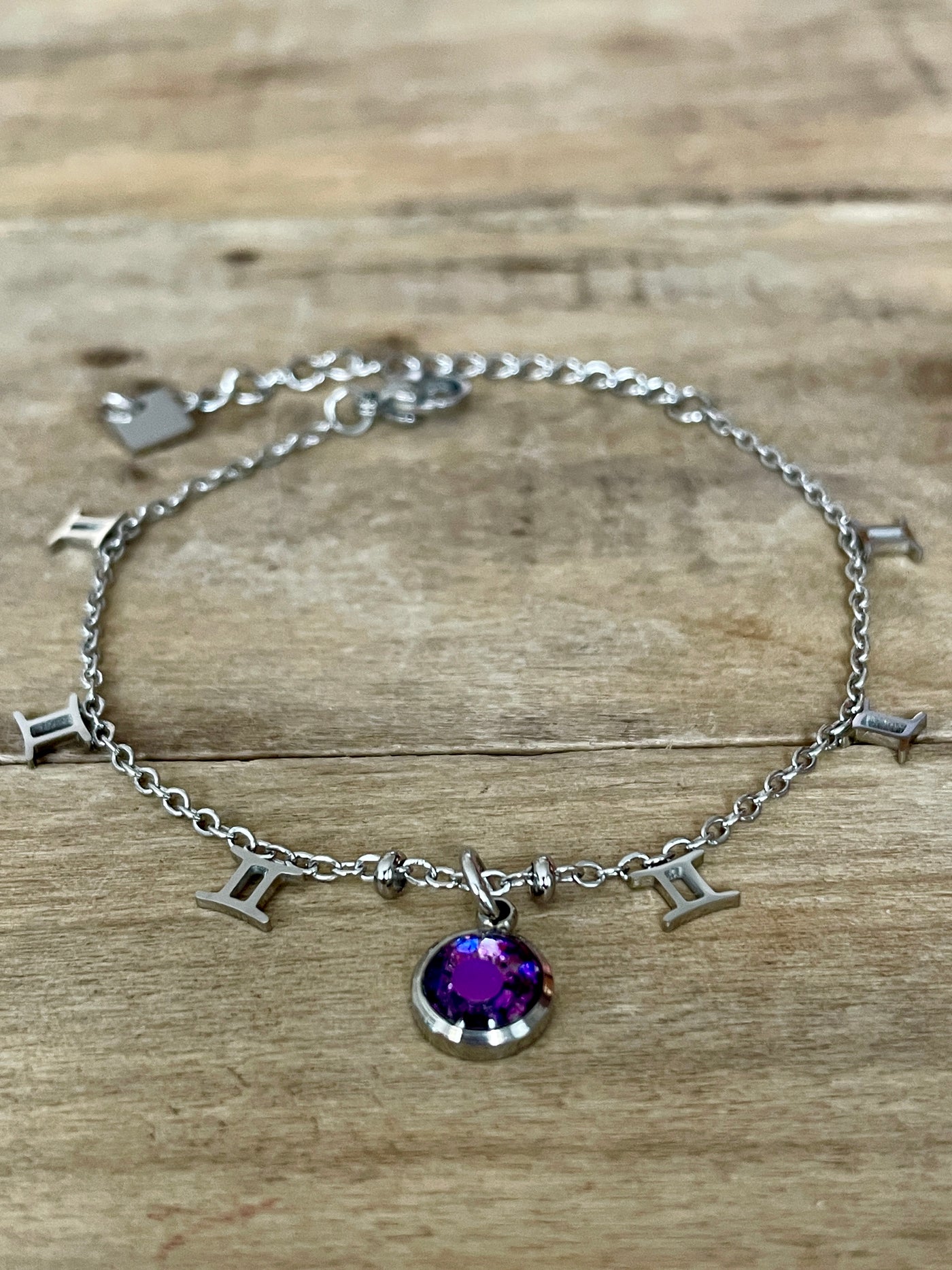 Bracelet argenté ASTRO Crise émotionnelle