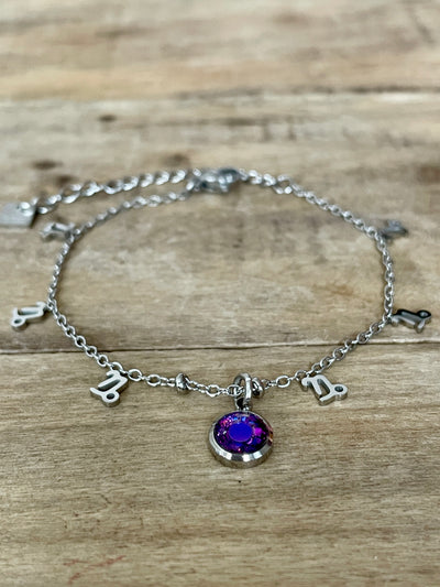 Bracelet argenté ASTRO Crise émotionnelle