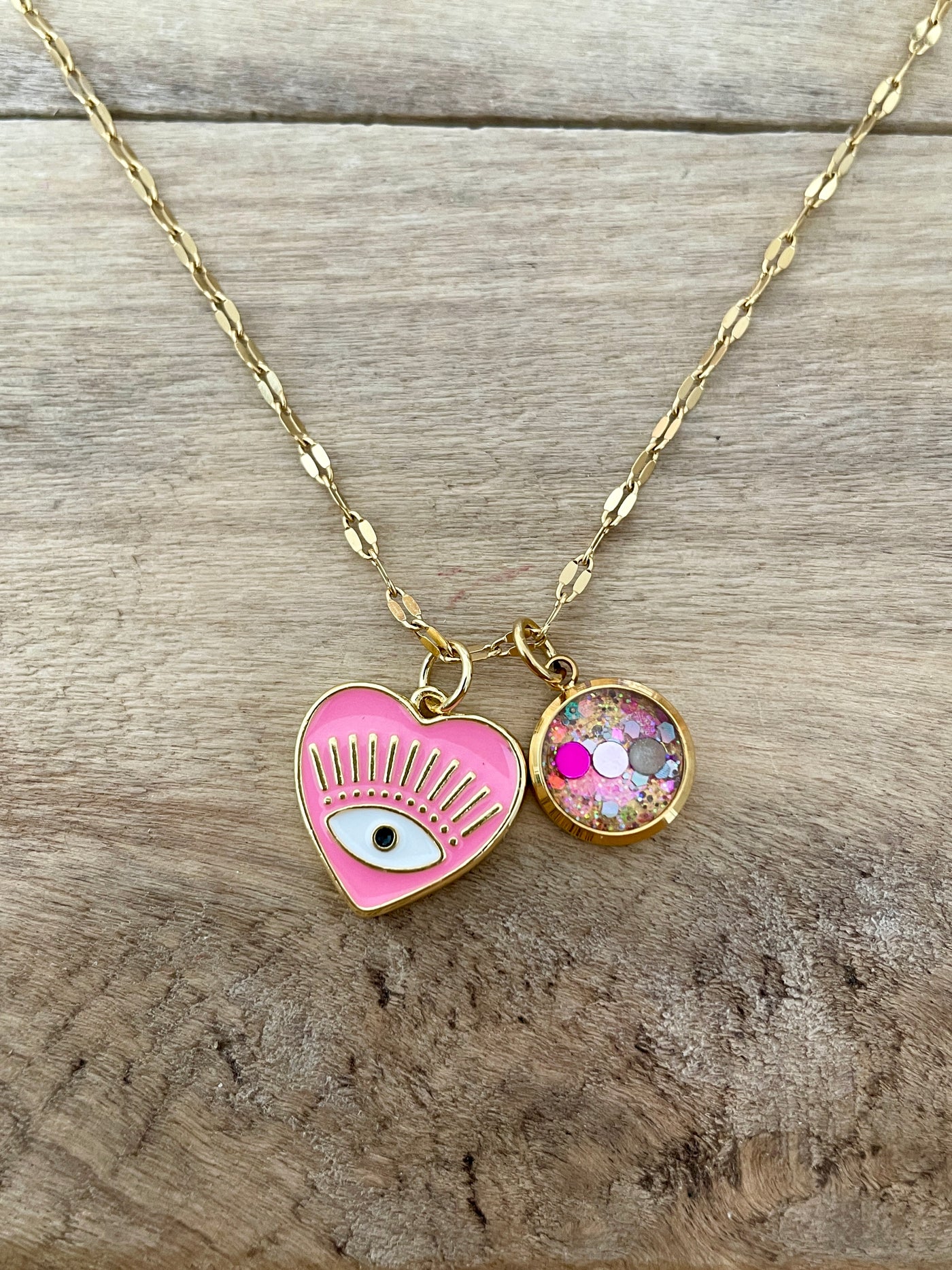 Collier simple doré AMALFI Spirale négative