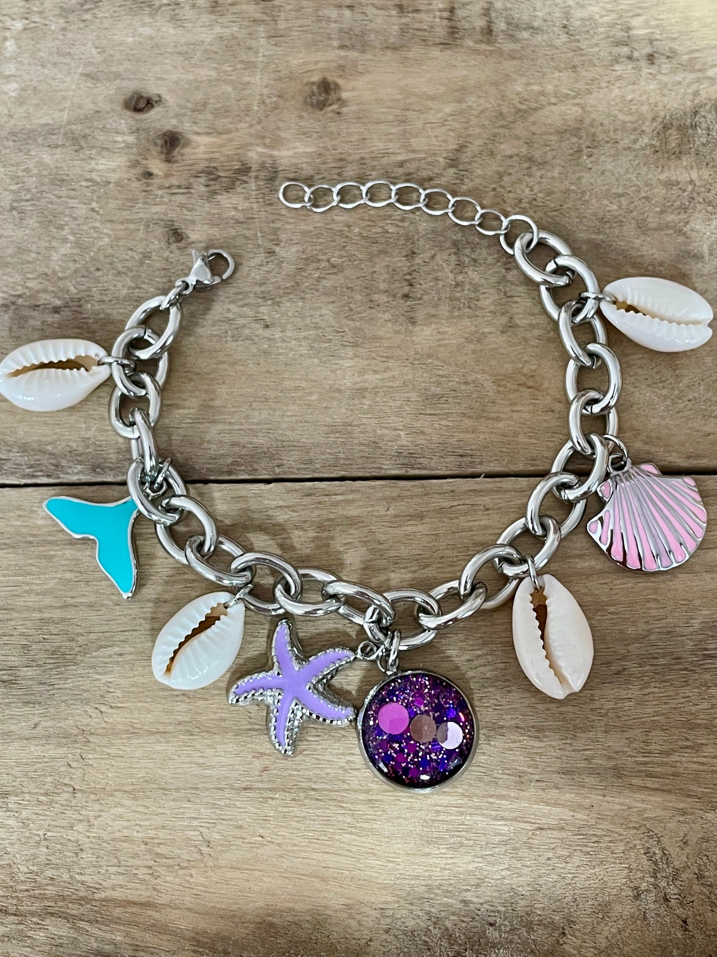 Bracelet argenté néon HAWAï Consciousness