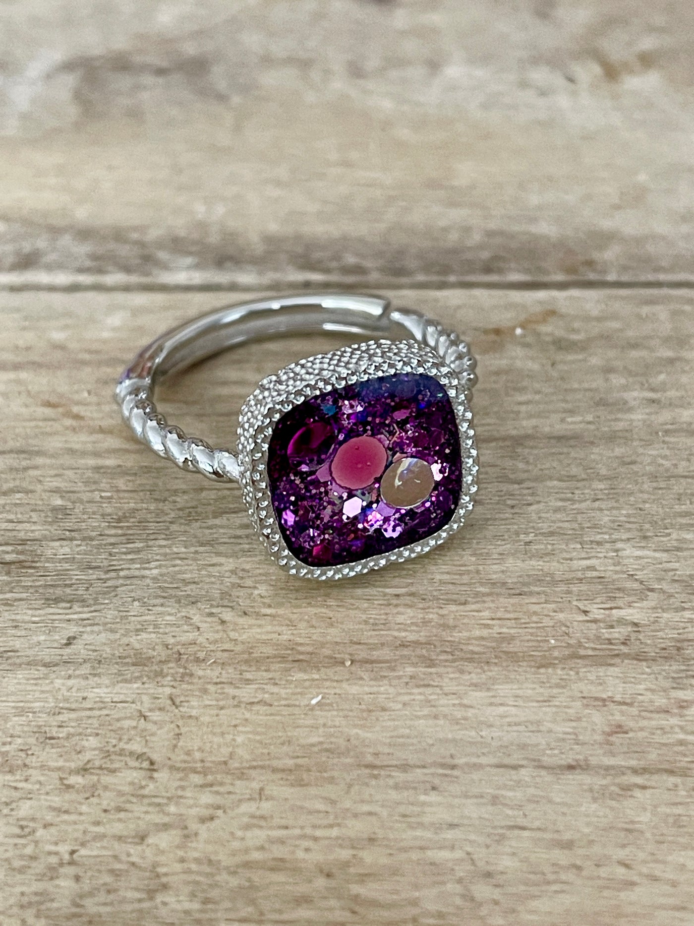 Bague argentée MONROE Amour de soi
