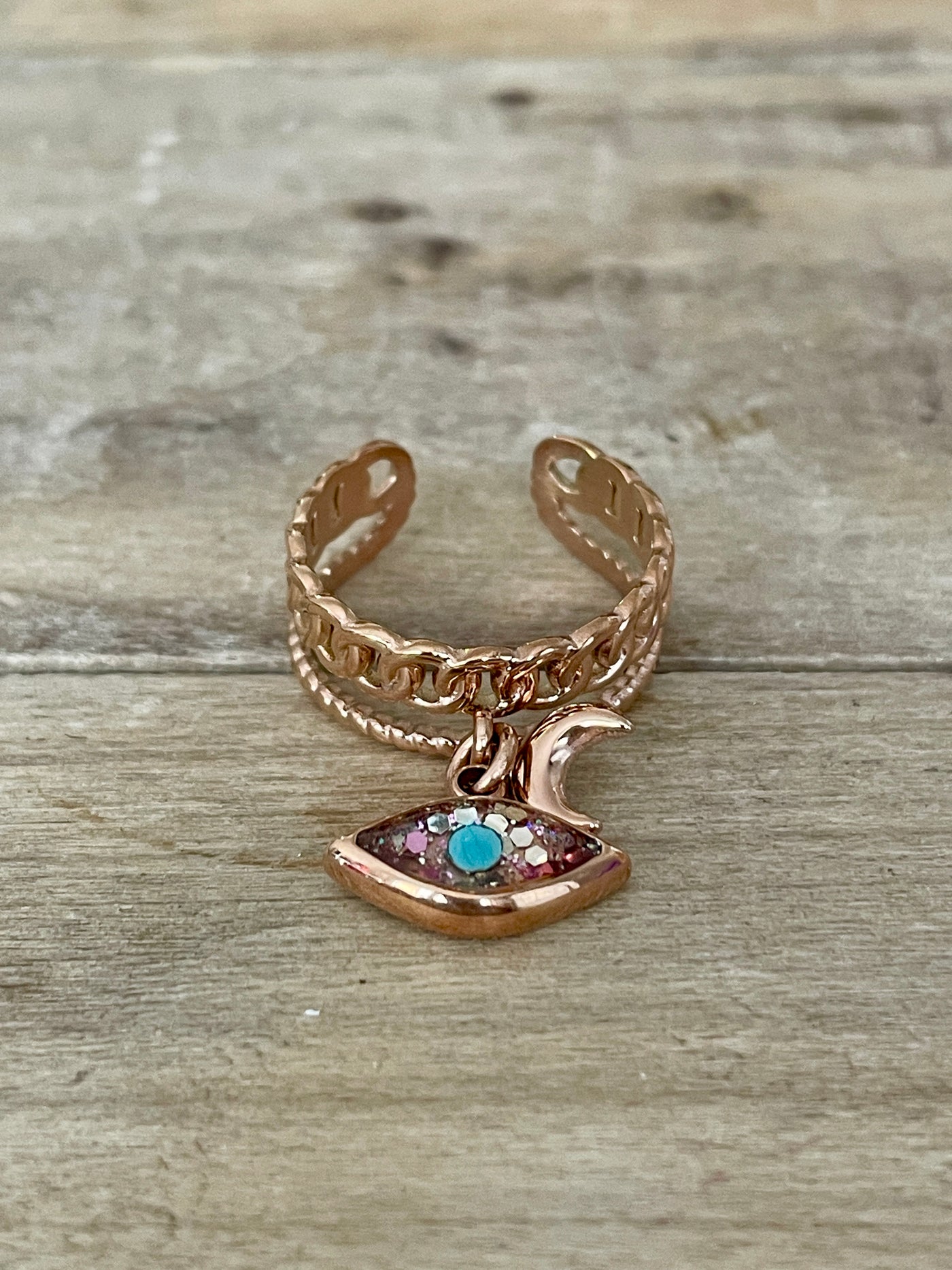 Bague or rose LOUNA Procréation