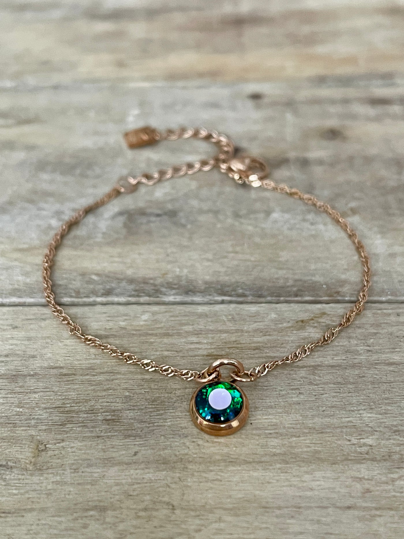 Bracelet or rose NAÏA Réharmonisation des 7 chakras