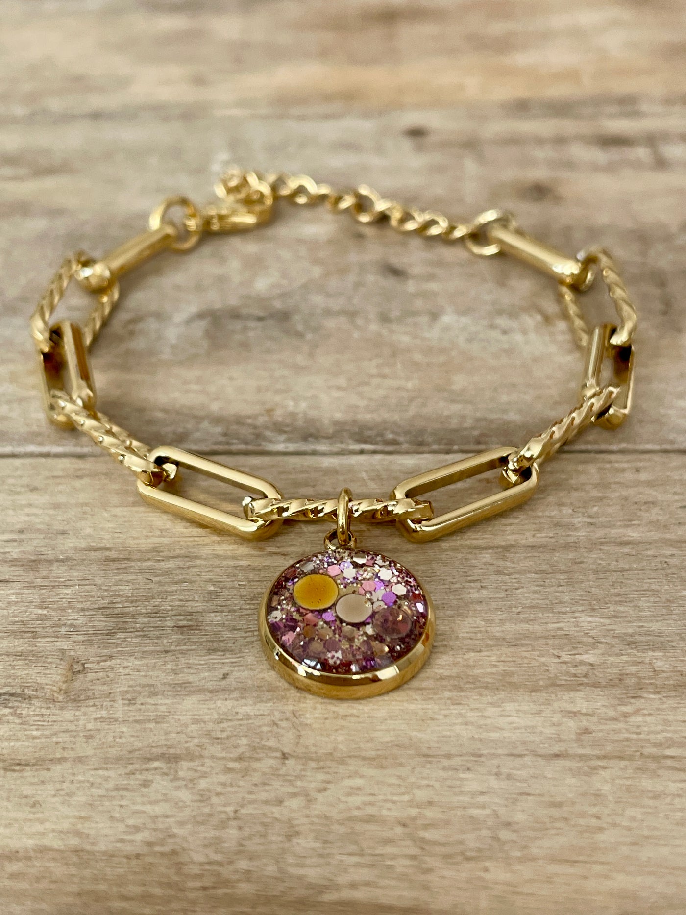 Bracelet doré GRÂCE Je mérite