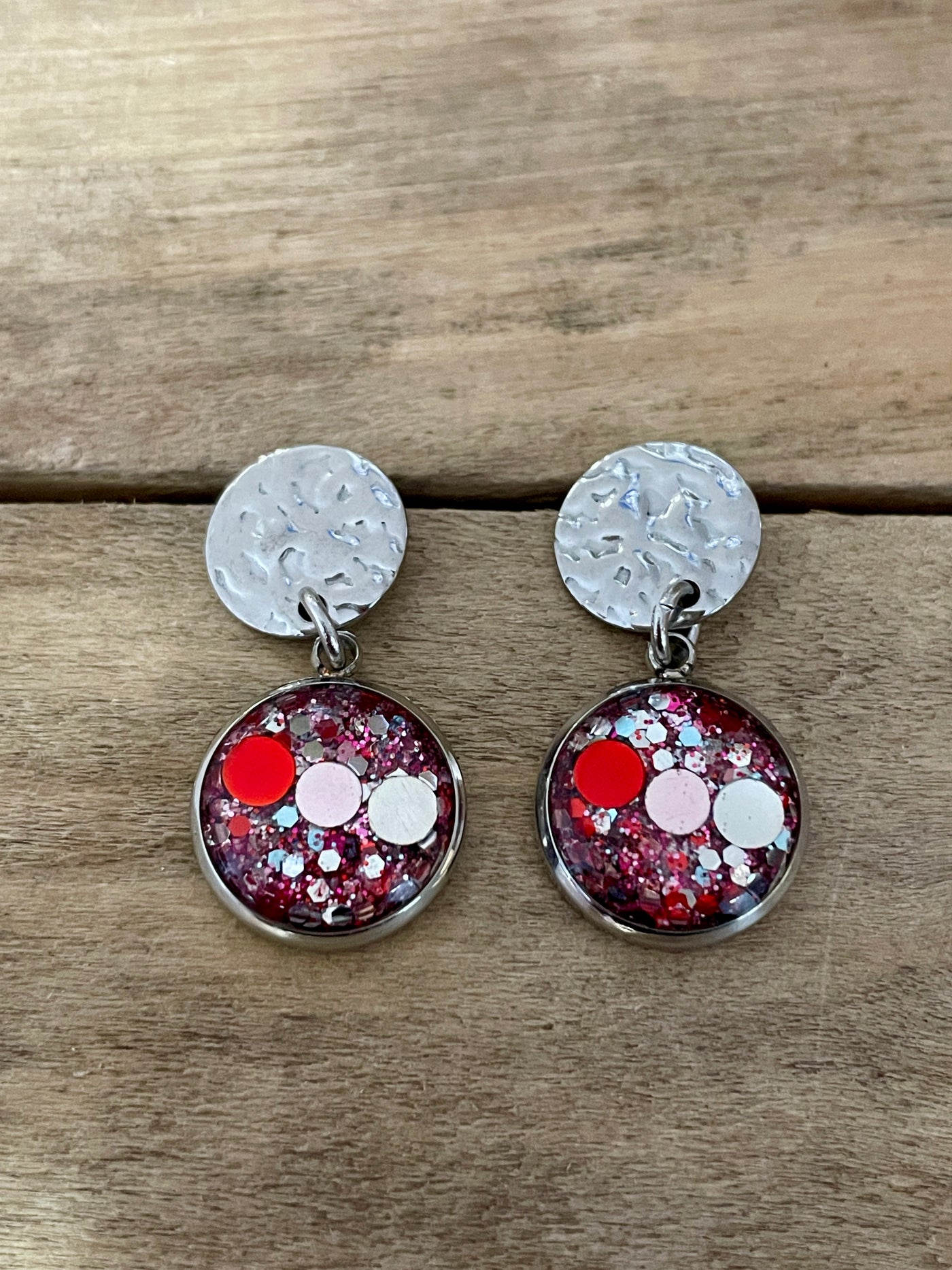 Boucles d'oreilles argentées PUMPKIN FALL MILAN Apaisement des émotions