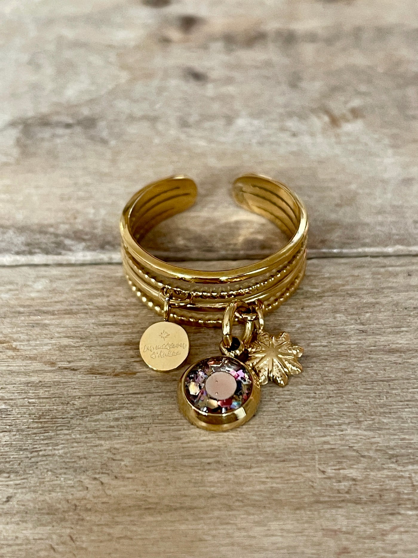 Bague doré STELLA Mémoires karmiques