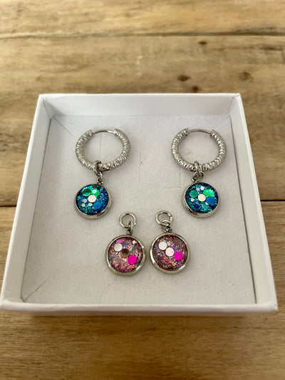 Boucles d'oreilles argentées SANTORINI Consciousness