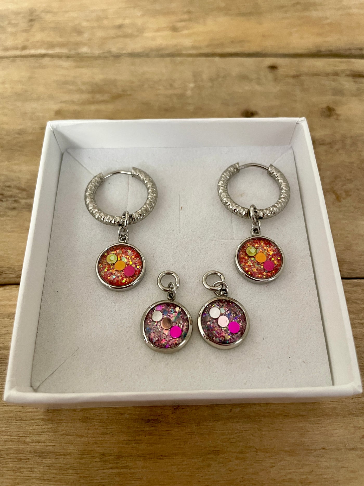 Boucles d'oreilles argentées SANTORINI Je mérite