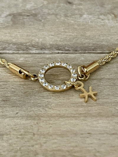 Bracelet doré AURORA Souffrance amoureuse