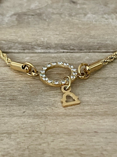 Bracelet doré AURORA Sécurité relationnelle