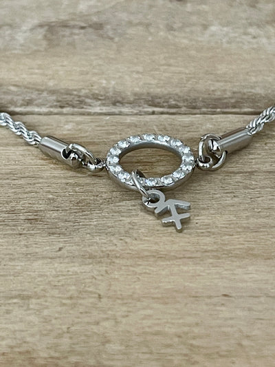 Bracelet argenté AURORA Lâcher prise