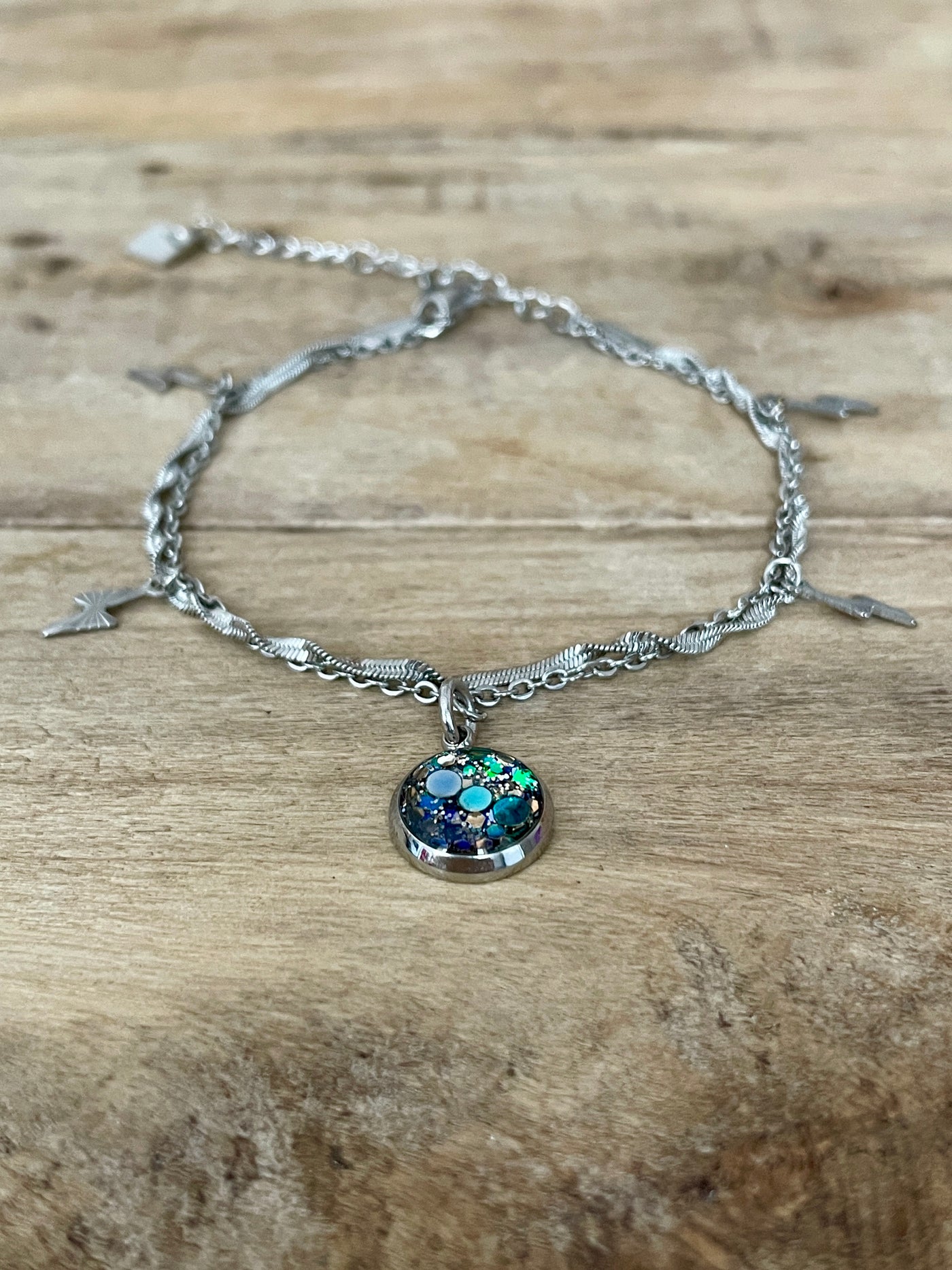 Bracelet argenté ECLAIR Apaisement des émotions