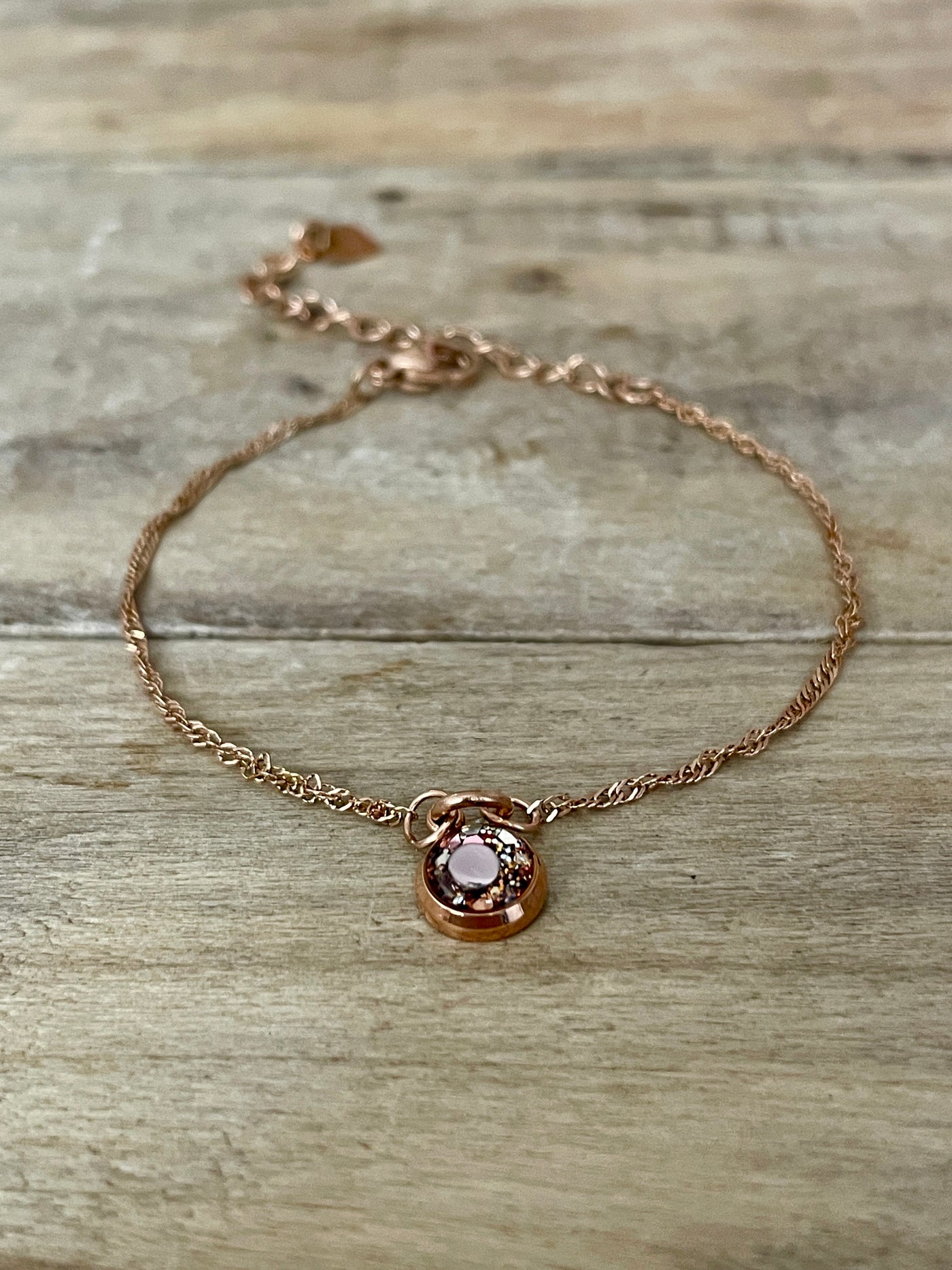 Bracelet or rose NAÏA Chakra sacré reset