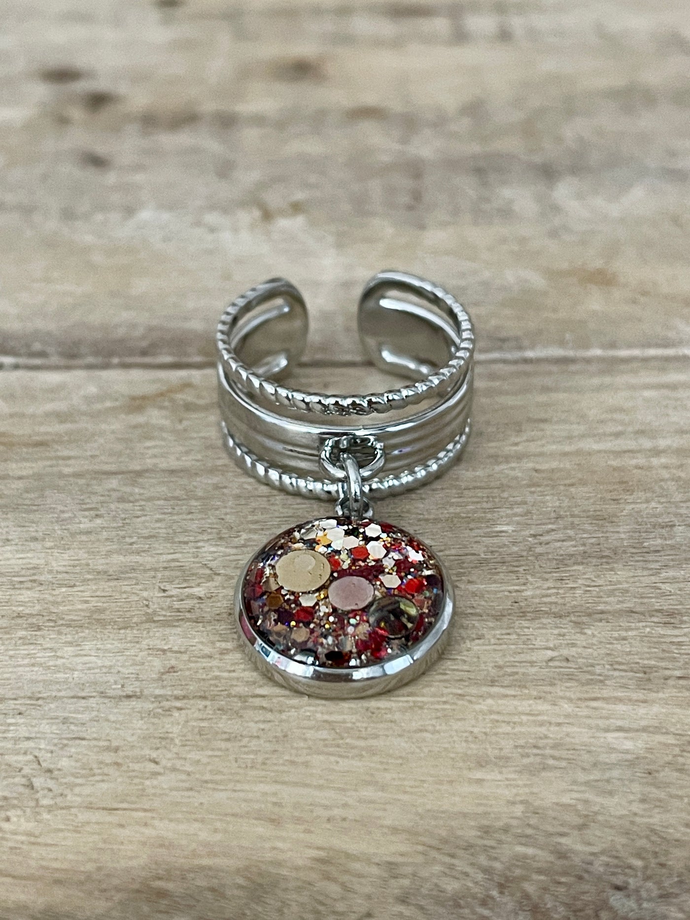 Bague argentée ALMA Canalisation et intuition