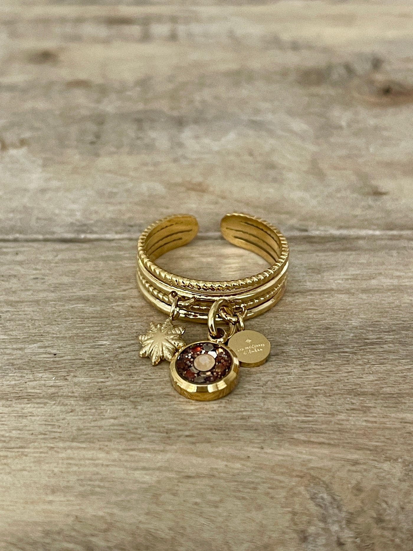 Bague dorée STELLA PUMPKIN FALL Lâcher prise