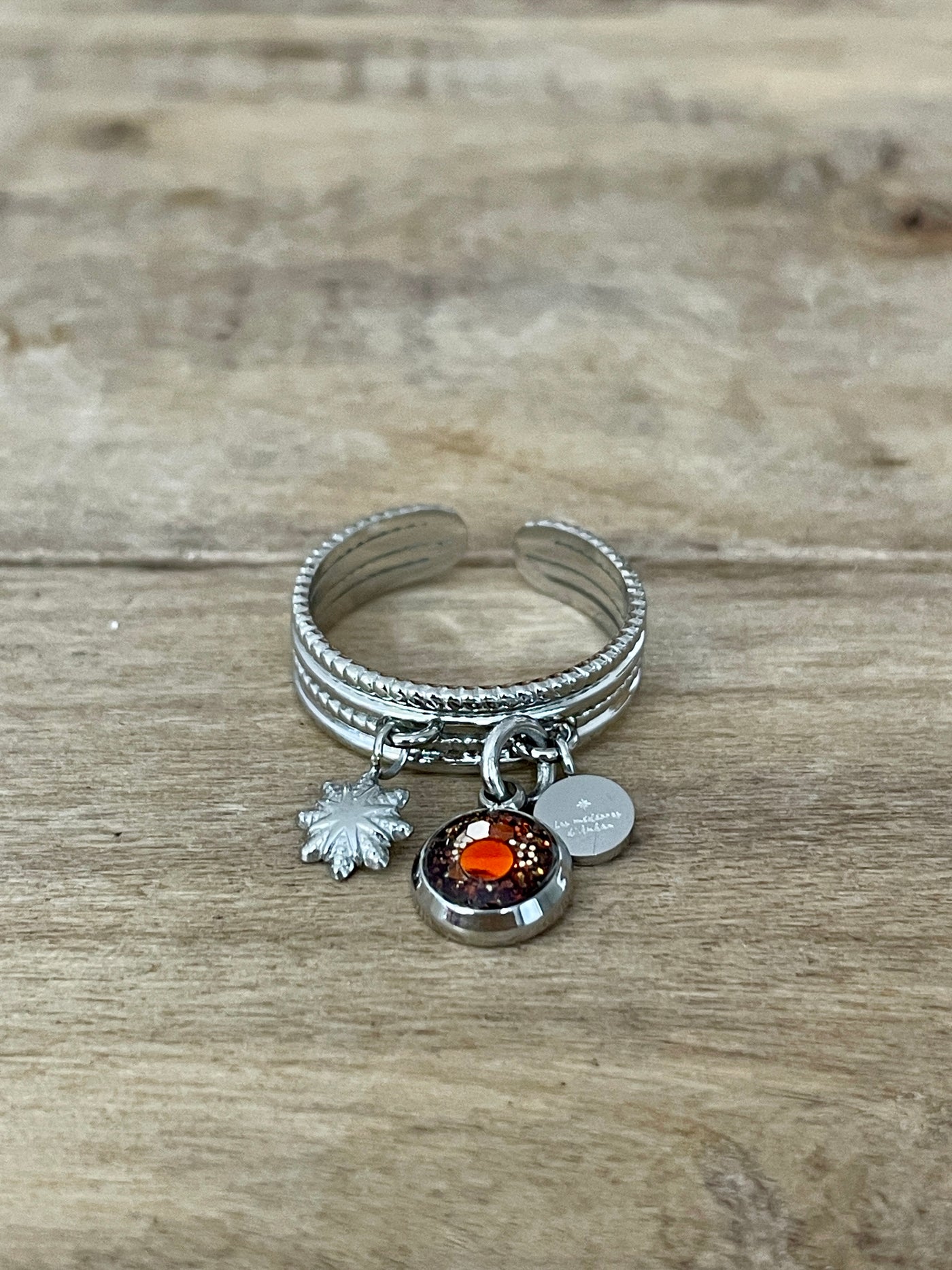 Bague argentée STELLA PUMPKIN FALL Amour de soi