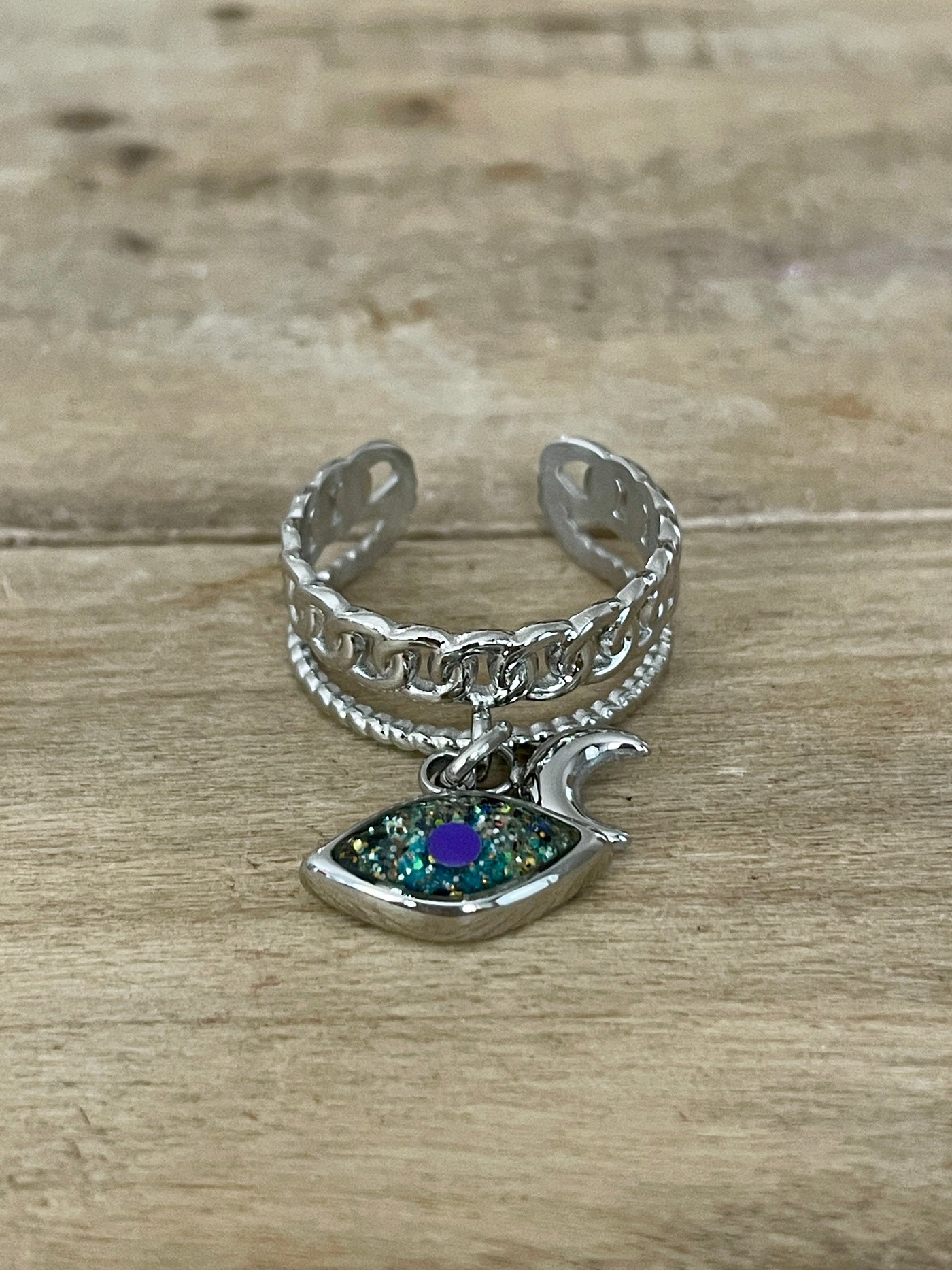 Bague argenté LOUNA Confiance en soi