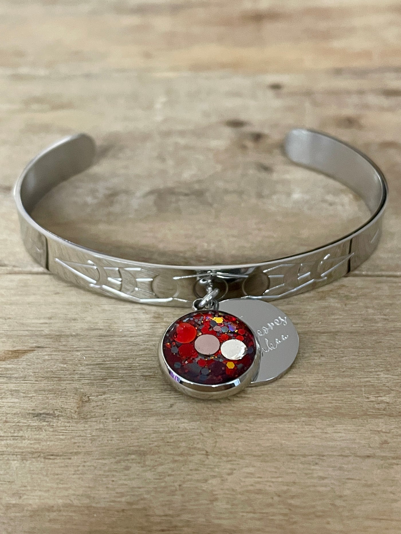 Bracelet argenté TSUKI Chakra sacré