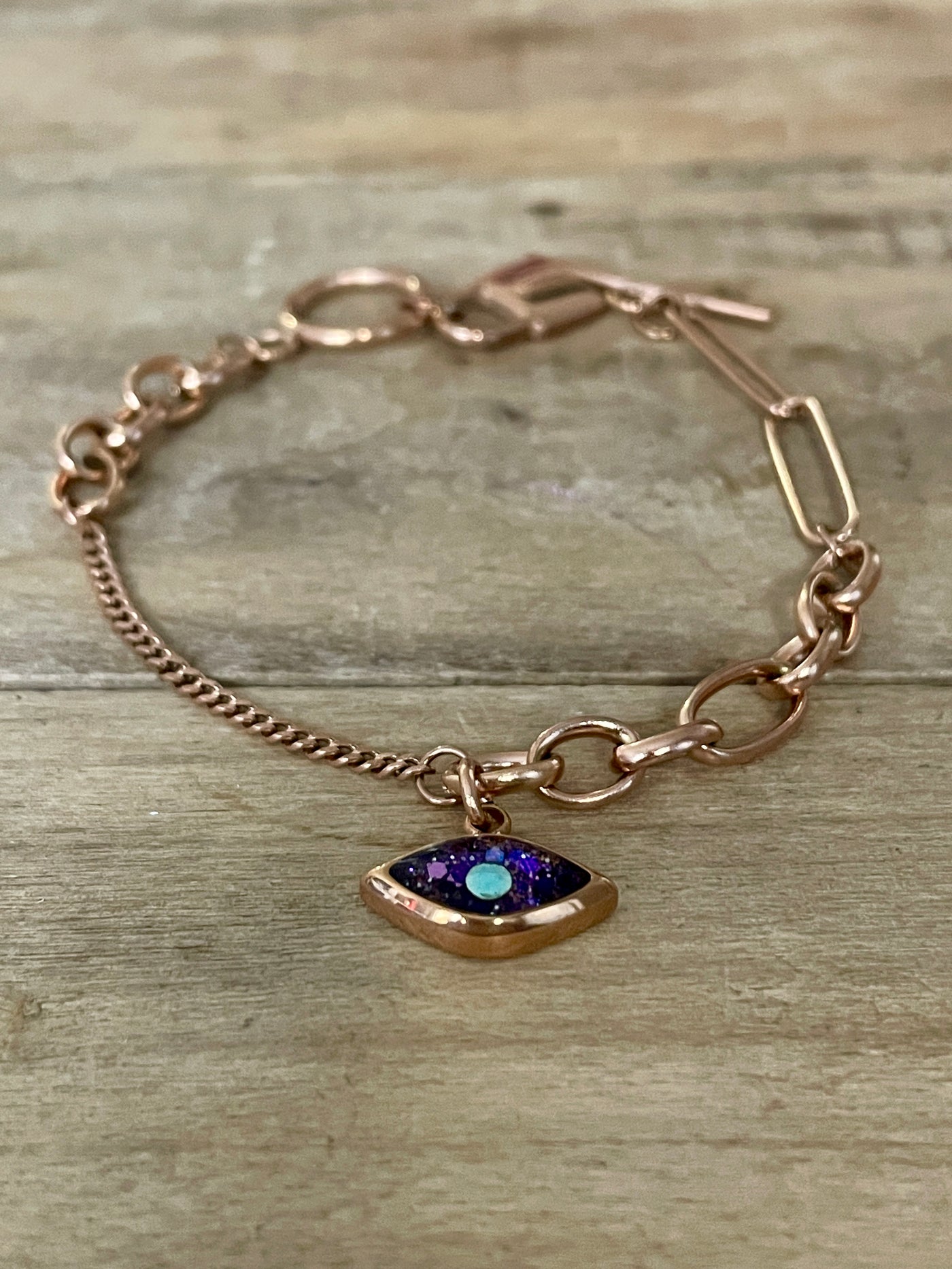 Bracelet or rose UNLOCK Om