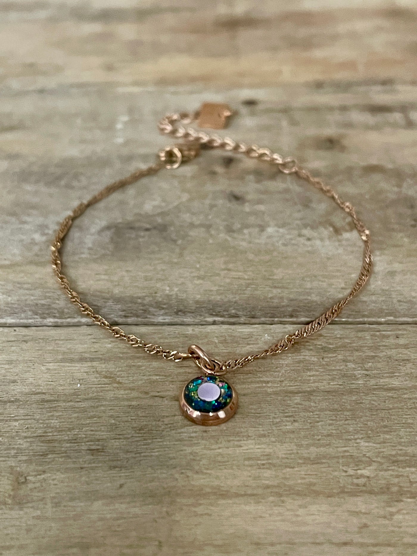 Bracelet or rose NAÏA Chakra coeur