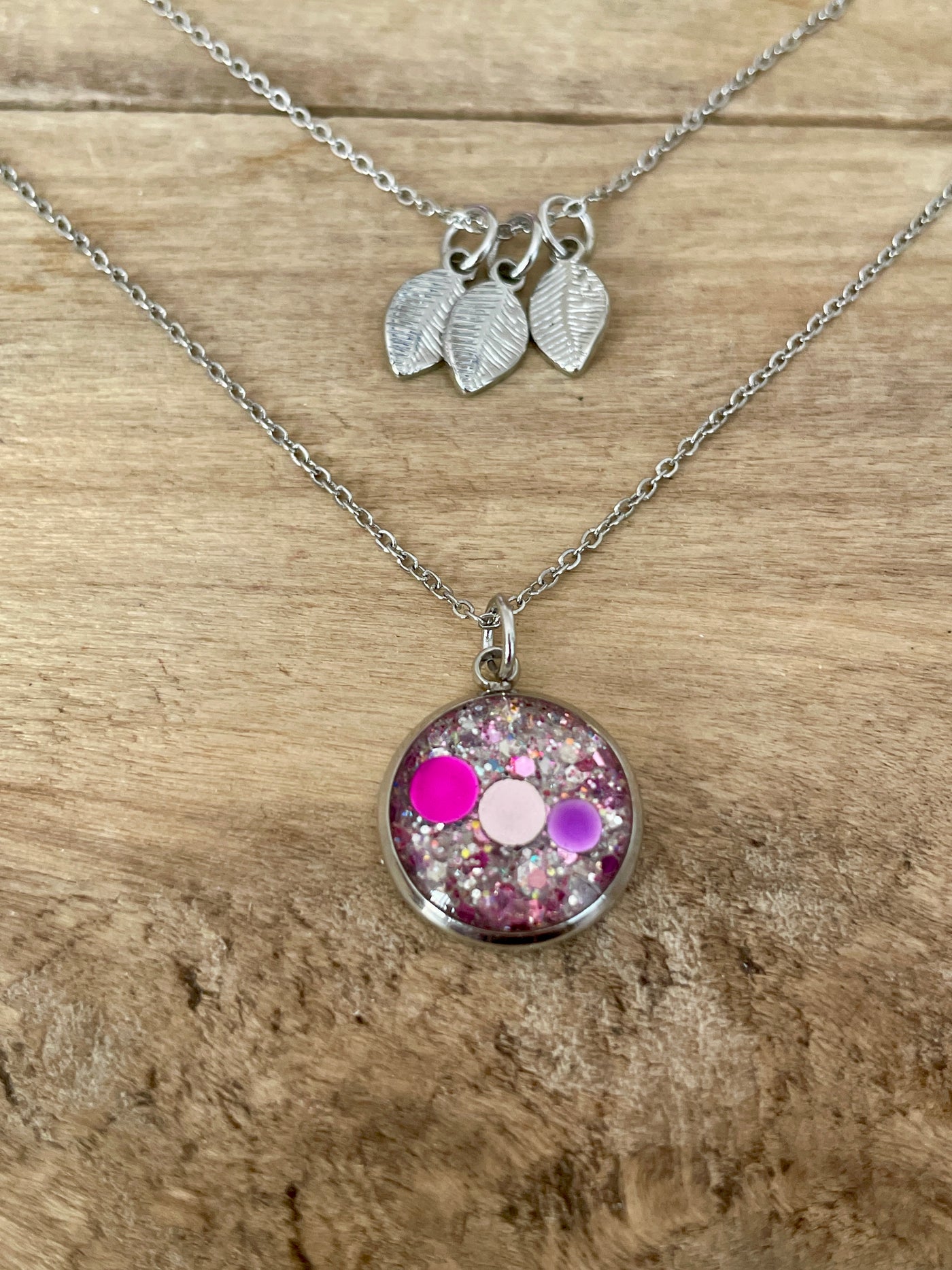 Collier double argenté CHEYENNE Kilos émotionnels