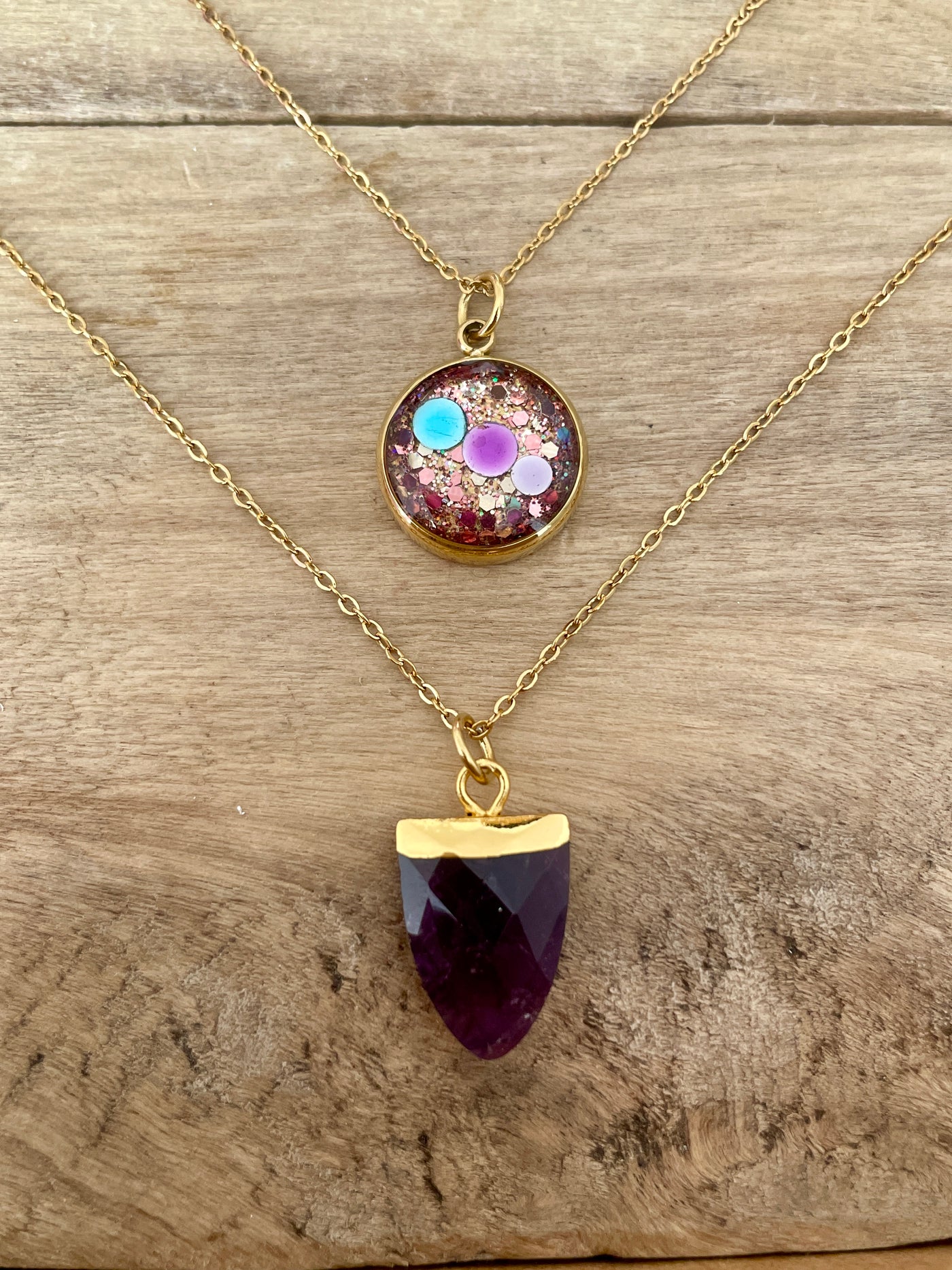 EASYCLIP doré AMETHYSTE Alignement mission de vie