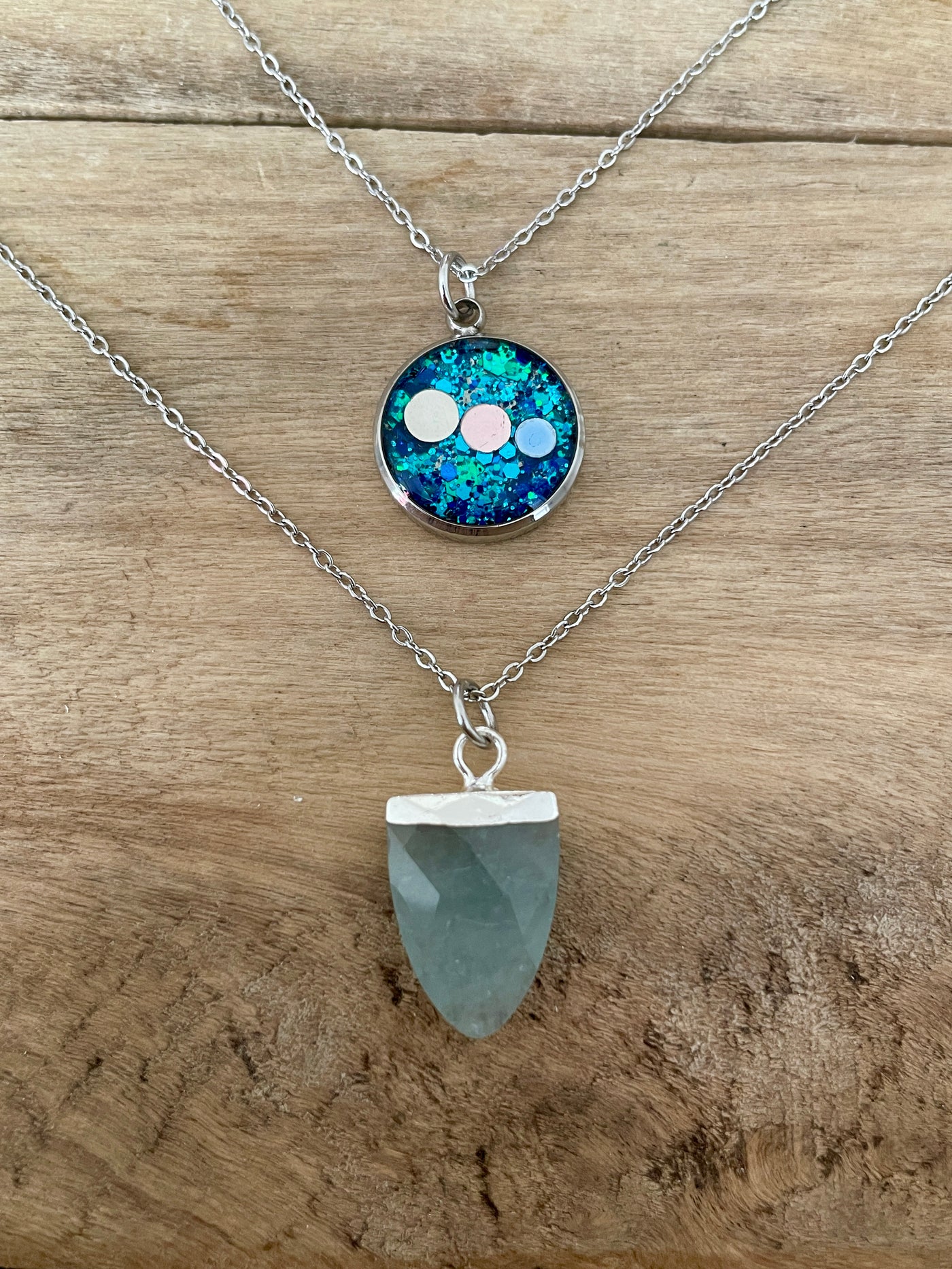 EASYCLIP argenté AIGUE MARINE Alignement à soi