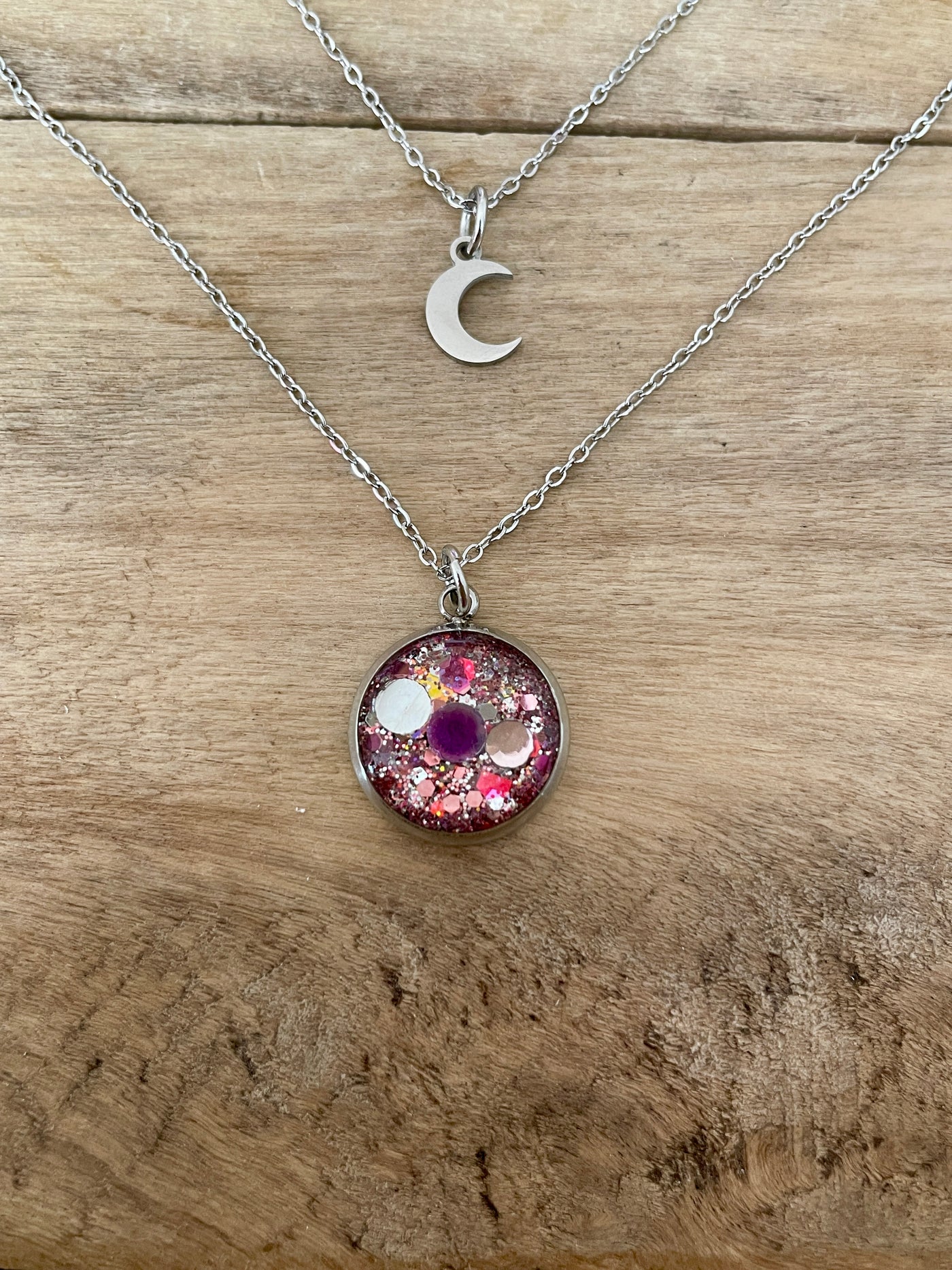 EASYCLIP argenté LOUNA Amour de soi