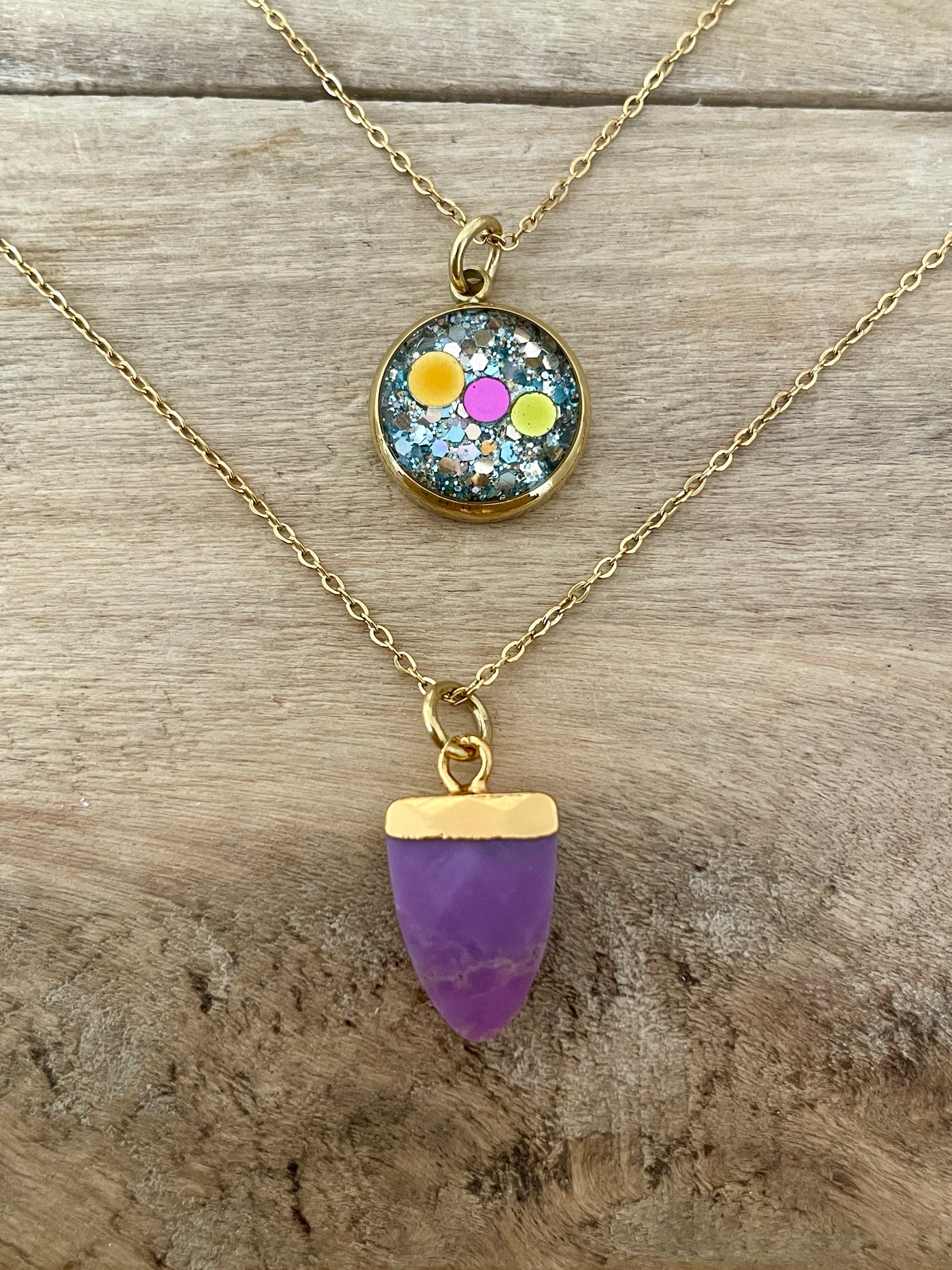 EASYCLIP doré SUGILITE Féminin sacré