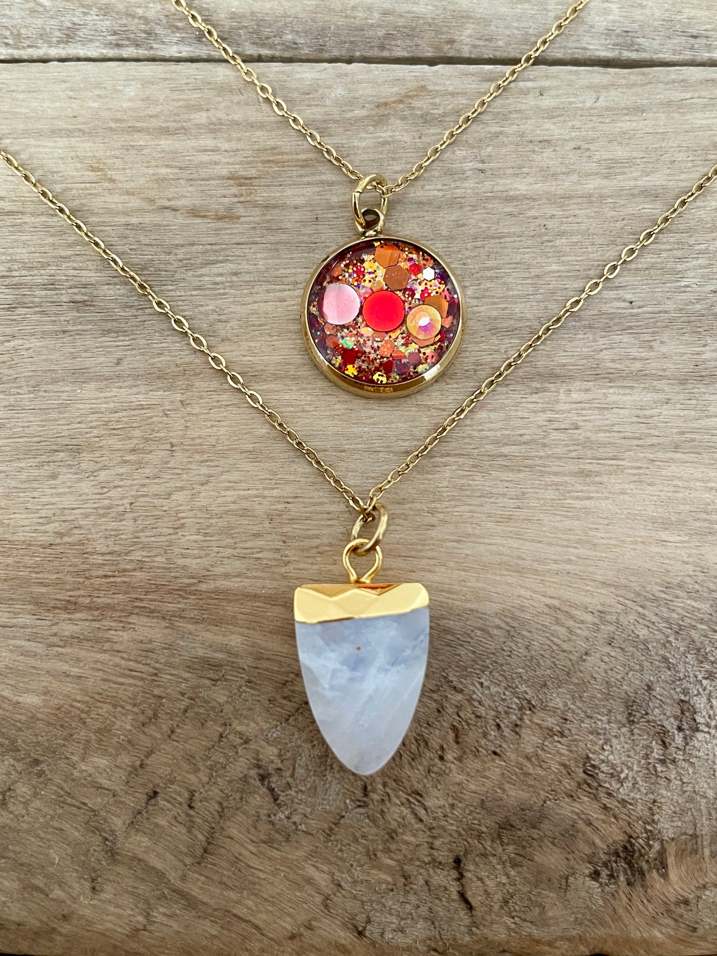 EASYCLIP doré PIERRE DE LUNE Lâcher prise