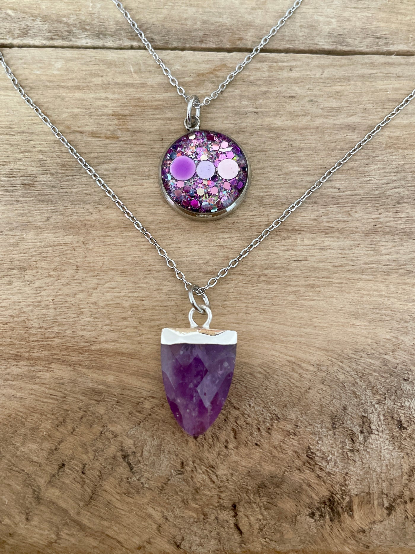 EASYCLIP Argenté AMETHYSTE Confiance en soi