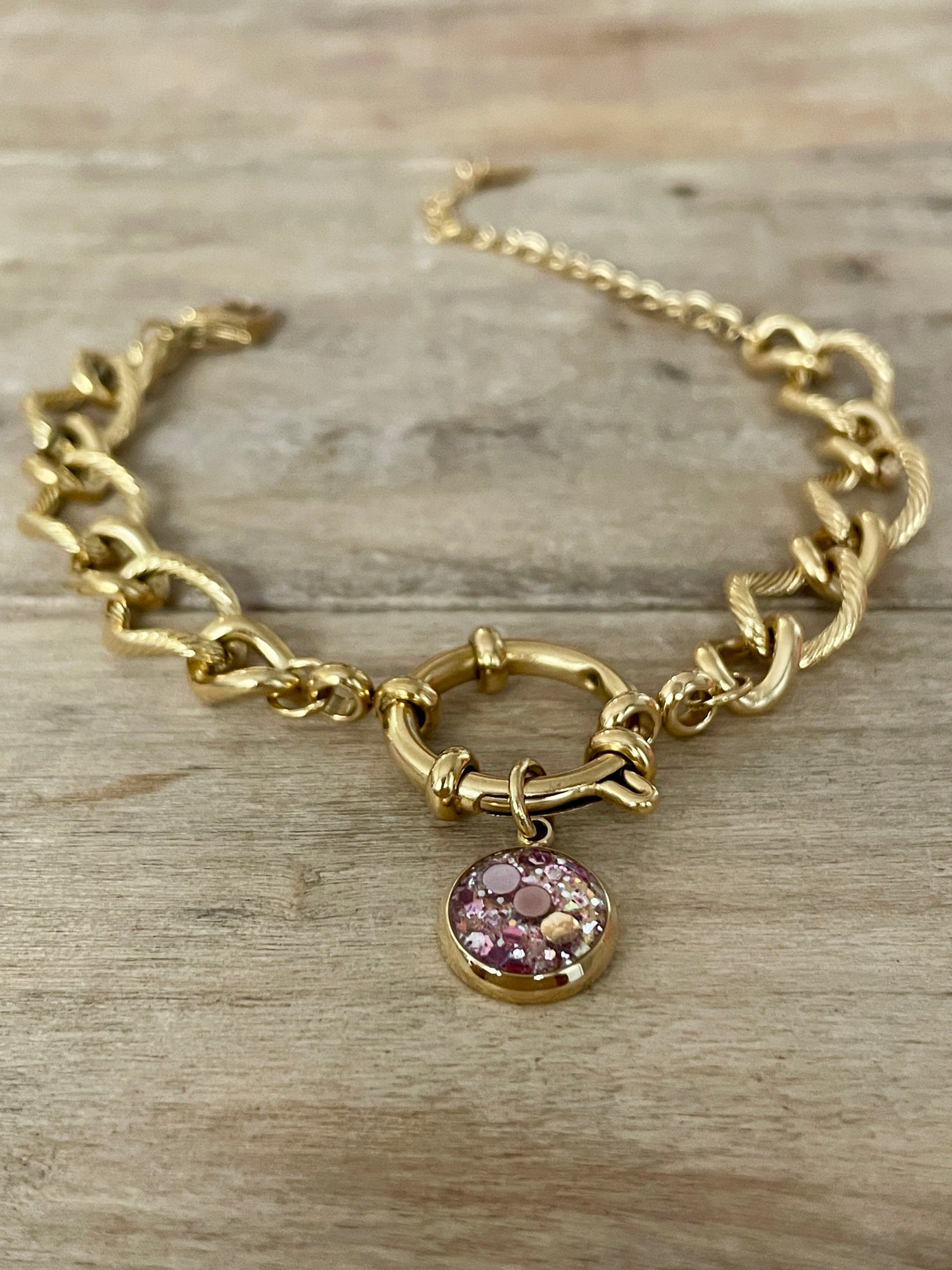 Bracelet doré CALYPSO Abondance