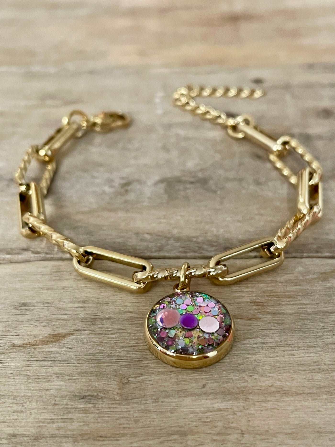 Bracelet doré Nina Canalisation et intuition