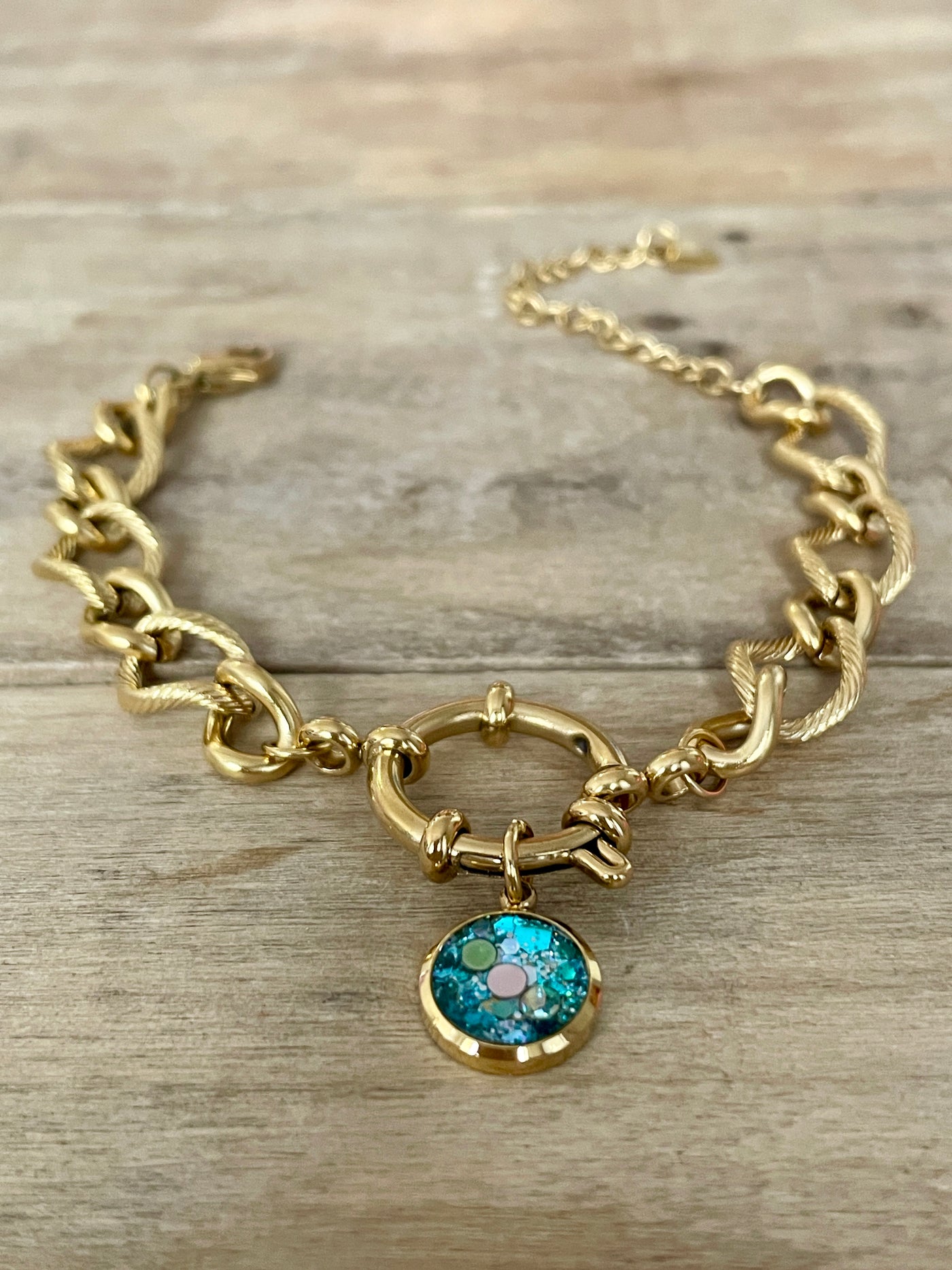 Bracelet doré CALYPSO Amour de soi