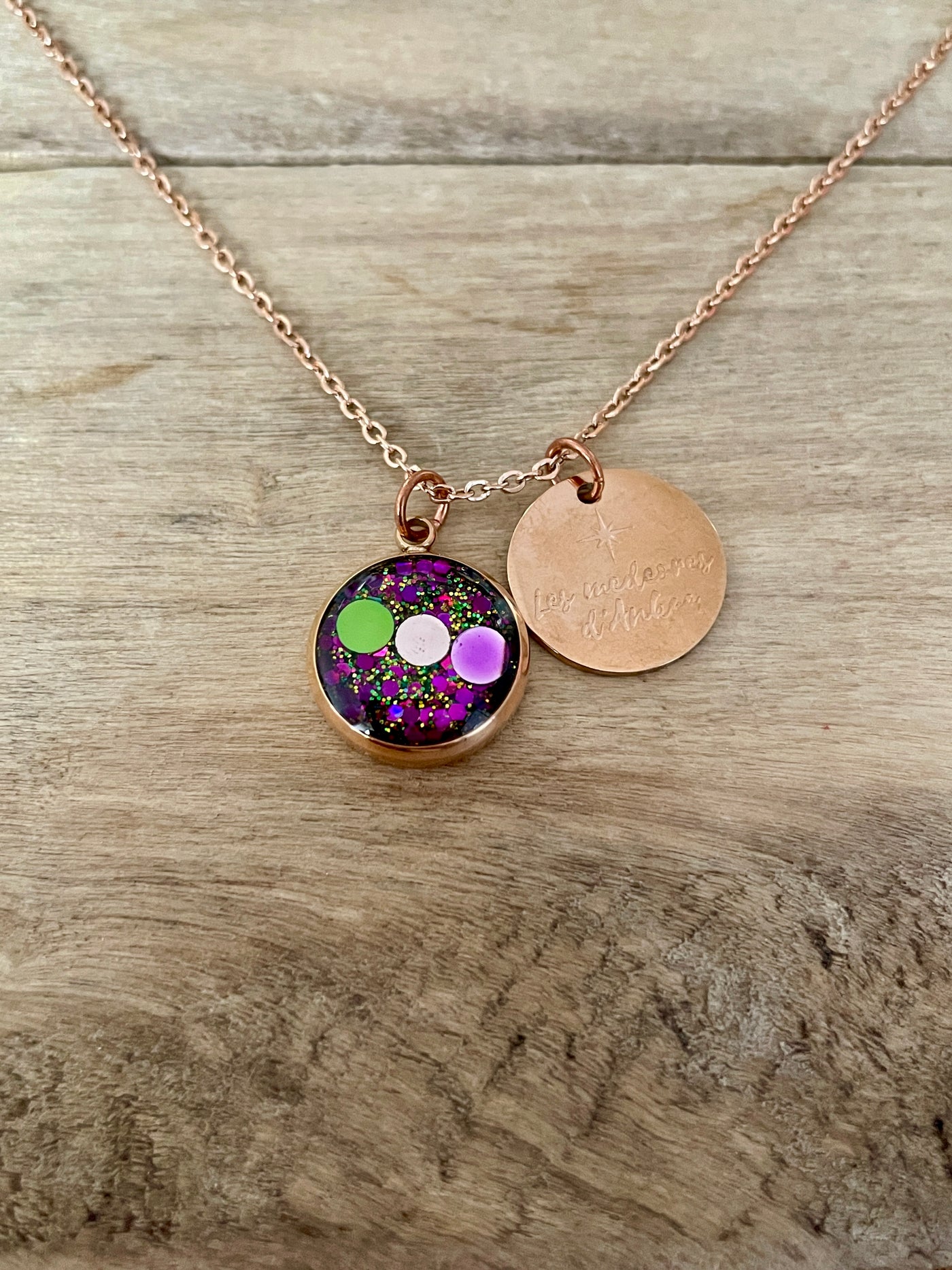 Sautoir or rose CELIA Blessure d'Humiliation